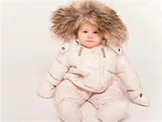 Ver de Terre rose powder baby dunflyverdragt